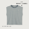 Gallery viewerに画像を読み込む, <GRAY LABEL>Muscle Tee - Blue Grey/Cream（1-8Y）
