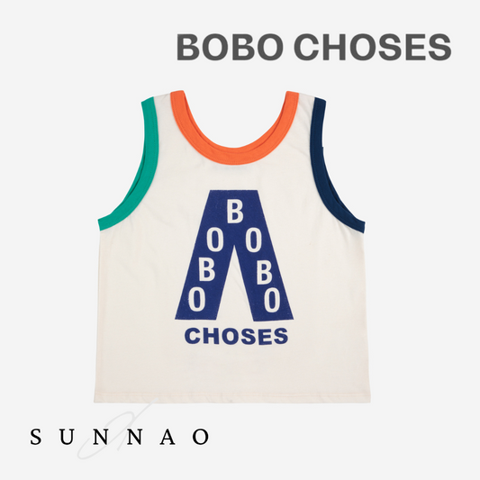 <BOBO CHOSES> Podium Bobo Choses tank top （2-7Y）