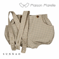 갤러리 뷰어로 이미지로드, 【予約／5月末お届け】<Maison marelle> Bloomer straps TERNES - check green& caramel-Maison marelle-SUNNAO
