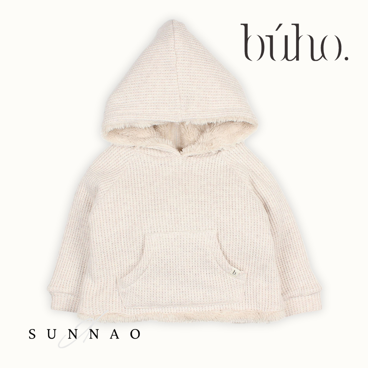 <Buho> BB WAFFLE JACKET - IVORY