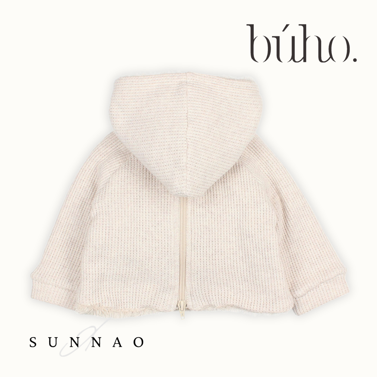 <Buho> BB WAFFLE JACKET - IVORY