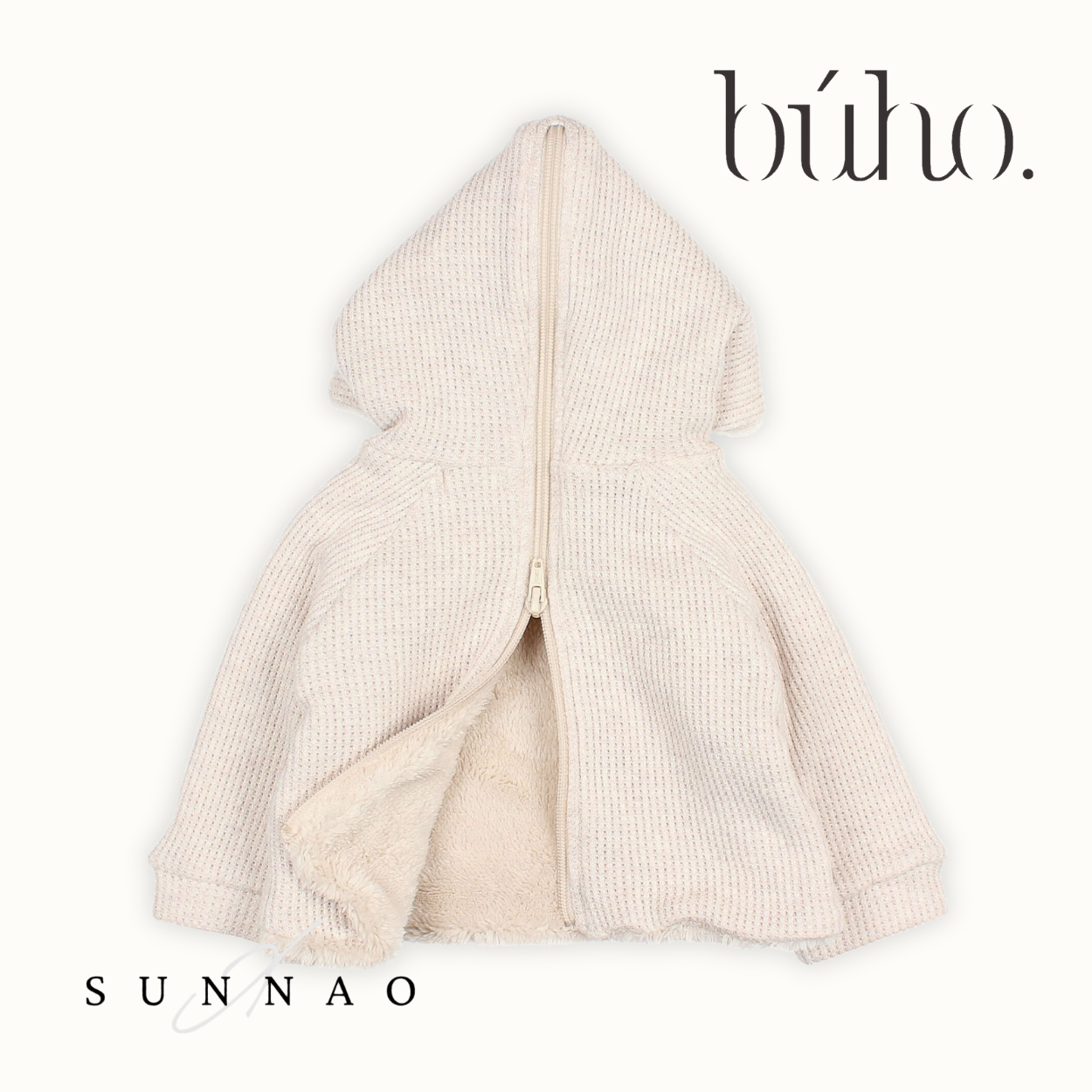 <Buho> BB WAFFLE JACKET - IVORY