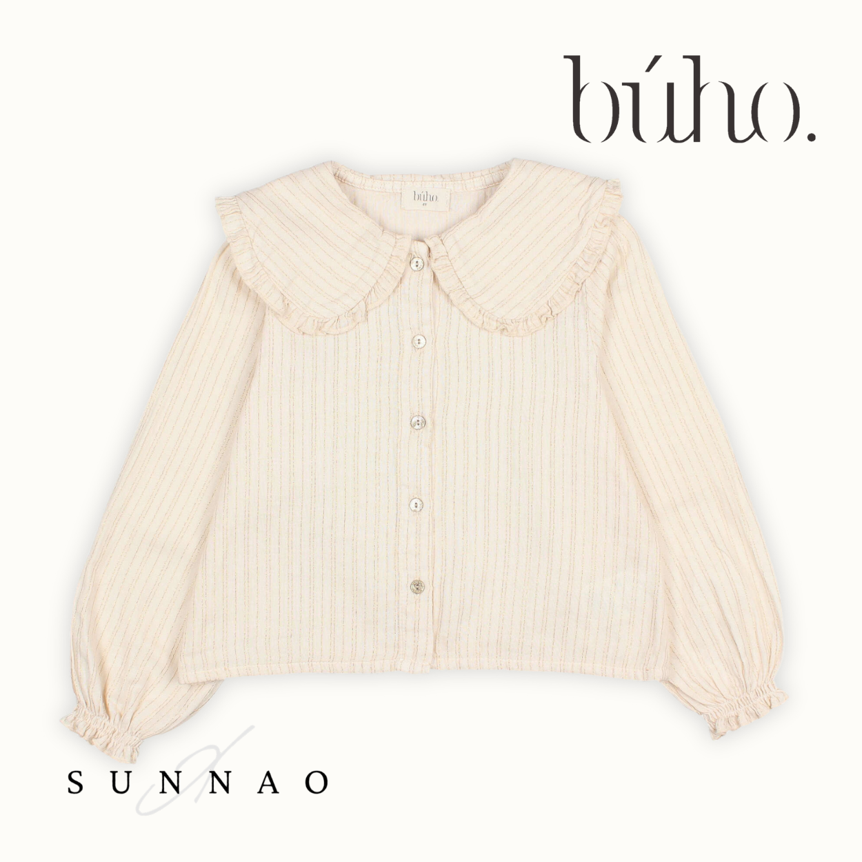 <Buho> LUREX BLOUSE - IVORY