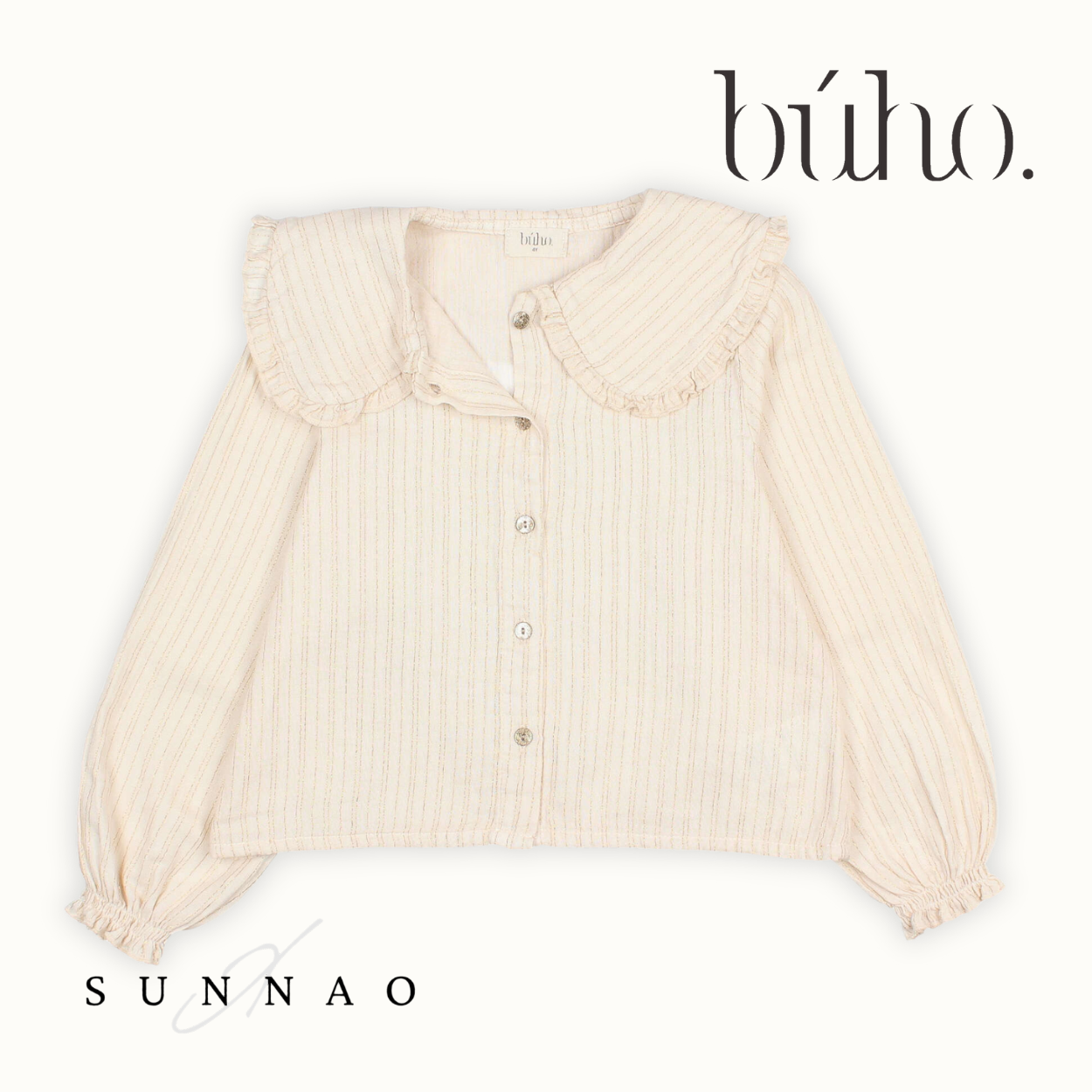 <Buho> LUREX BLOUSE - IVORY