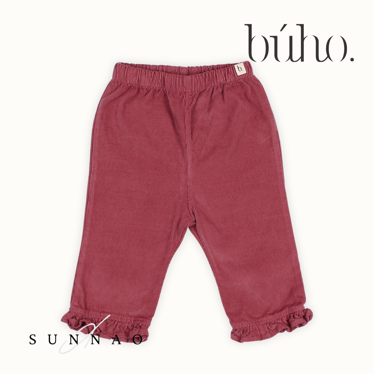 Buho SOFT VELOUR GIRLY PANTS - BLUSH (2-6Y) ★