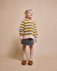 갤러리 뷰어로 이미지로드, <Buho> STRIPES JUMPER - OCRE
