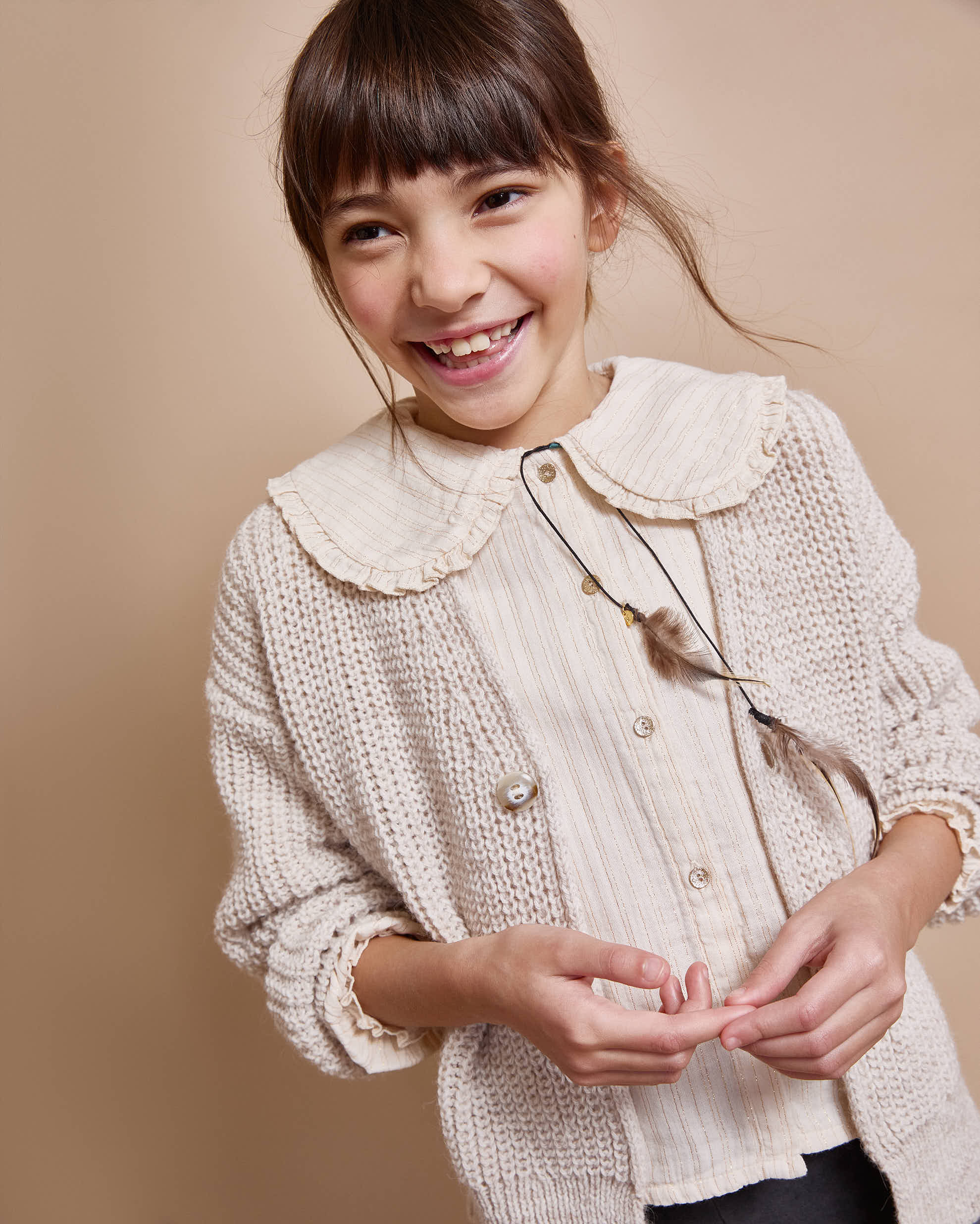 <Buho> LUREX BLOUSE - IVORY