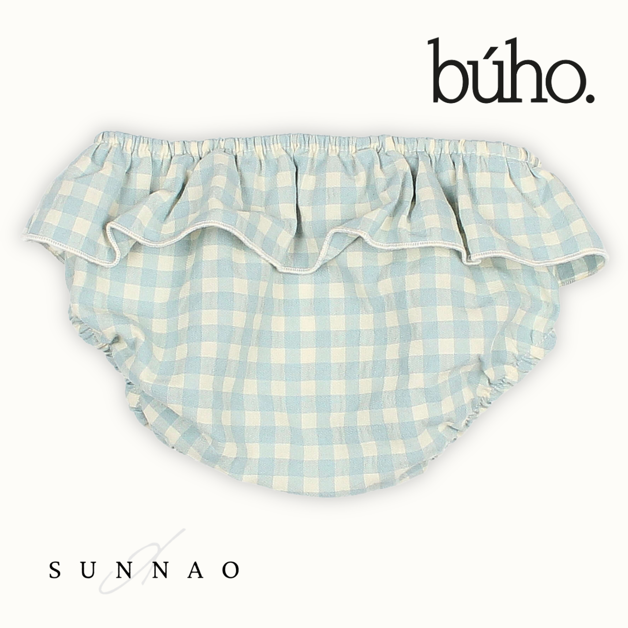 <Buho> BB GIMGHAM CULOTTE - AQUA