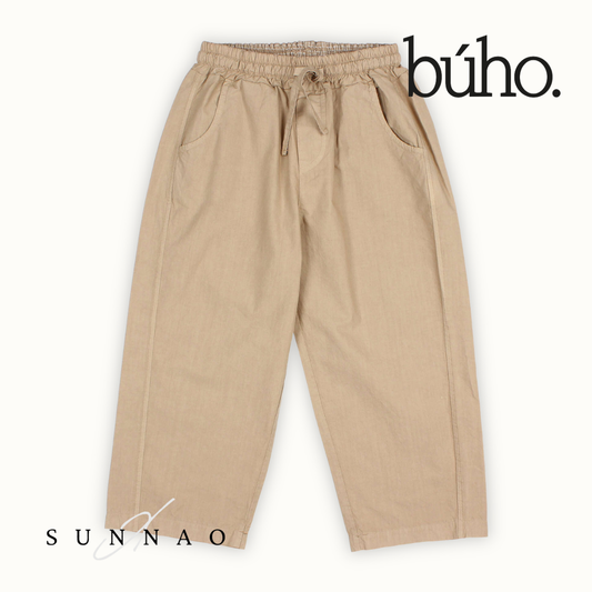 <Buho> POPLIN PANTS - SAFARI　