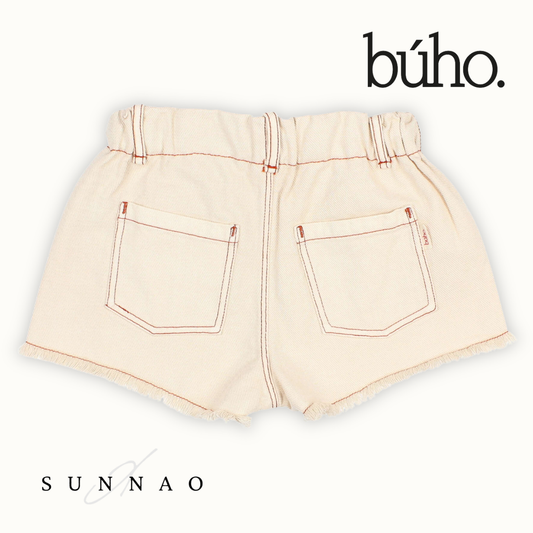 <Buho> DRILL SHORTS - SAND　