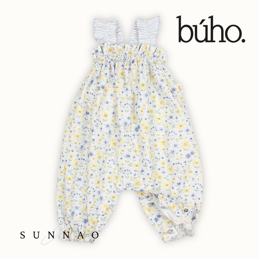 <Buho> BB PICNIC JUMPSUIT - SKY BLUE