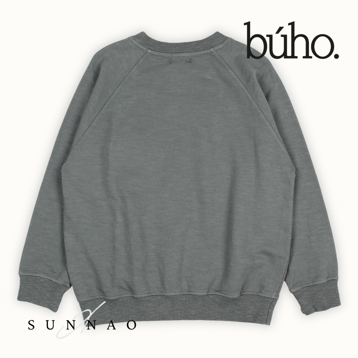 <Buho> POCKET SWEATSHIRT - GRAPHITE