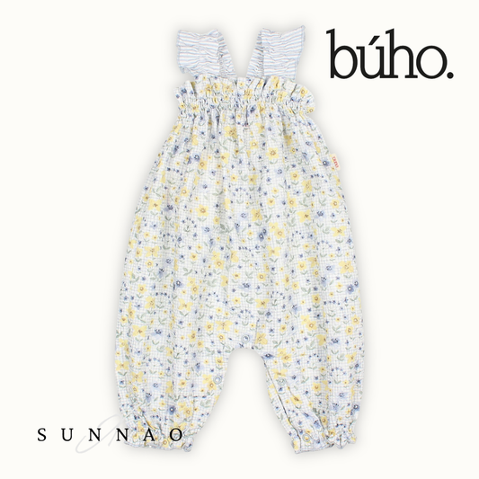 <Buho> BB PICNIC JUMPSUIT - SKY BLUE