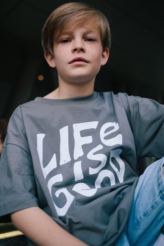 <CALL ME FRANKIE>LIFE IS GOOD T-SHIRT（1-8Y）