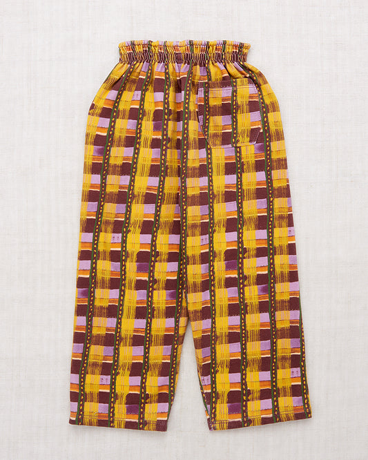 <Misha&Puff>Camp Pant - Plum Watercolor Plaid（2-8Y）