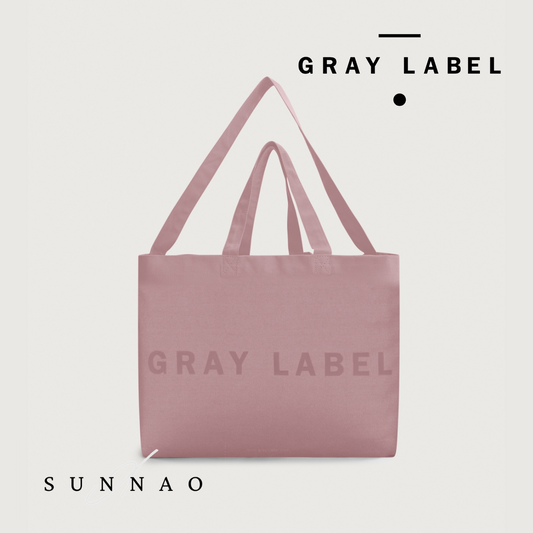 <GRAY LABEL> Canvas Shopper - Berry　