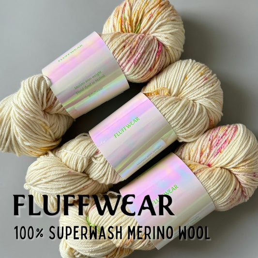 <FLUFFWEAR>SUPER WASH MERINO WOOL YARN - MEADOWS