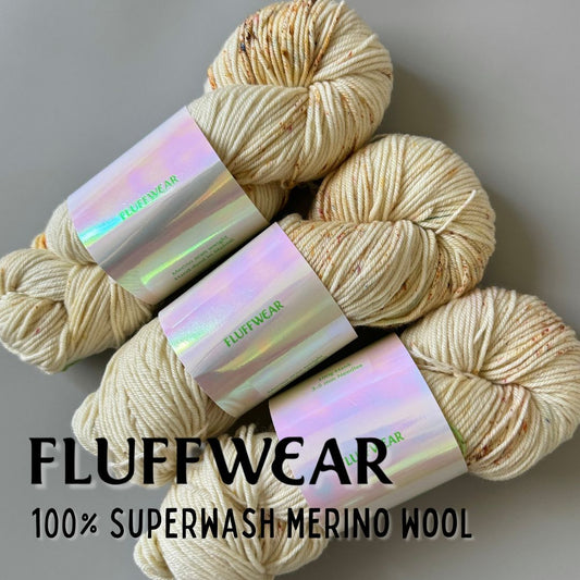 <FLUFFWEAR>SUPER WASH MERINO WOOL YARN - TOFFIE