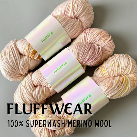 <FLUFFWEAR>SUPER WASH MERINO WOOL YARN - SILK