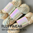 갤러리 뷰어로 이미지로드, <FLUFFWEAR>SUPER WASH MERINO WOOL YARN - SATSUMA SKY
