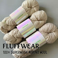 갤러리 뷰어로 이미지로드, <FLUFFWEAR>SUPER WASH MERINO WOOL YARN - DUNE
