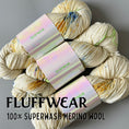 갤러리 뷰어로 이미지로드, <FLUFFWEAR>SUPER WASH MERINO WOOL YARN - SUMMER
