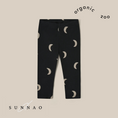Load image into Gallery viewer, <Organic zoo>Charcoal Midnight Leggings（0M-4Y）-Organic zoo-SUNNAO

