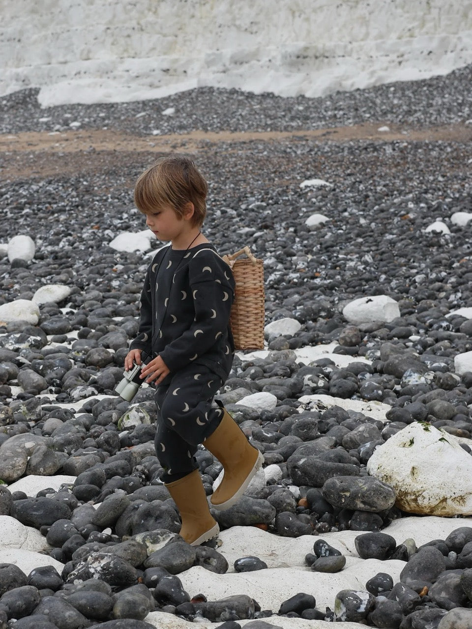 <Organic zoo>Charcoal Midnight Sweatshirt（6M-5Y）-Organic zoo-SUNNAO