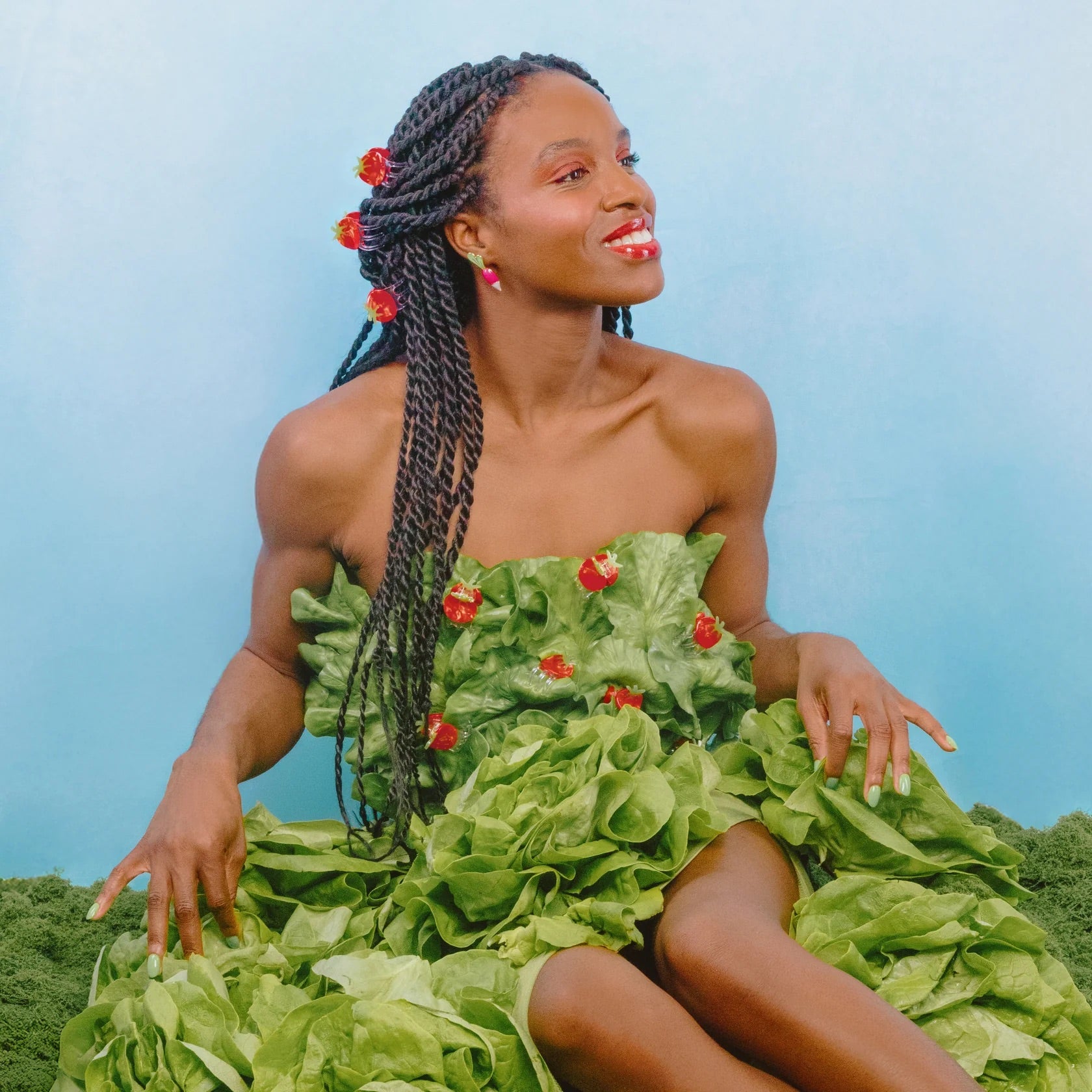 <COUCOU SUZETTE> CHERRY TOMATO MINI HAIR CLAW