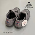 갤러리 뷰어로 이미지로드, <Cienta>T strap black sole shoes - GRAY 77777
