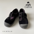 갤러리 뷰어로 이미지로드, <Cienta>Velour T-strap shoes - NEGRO 977075
