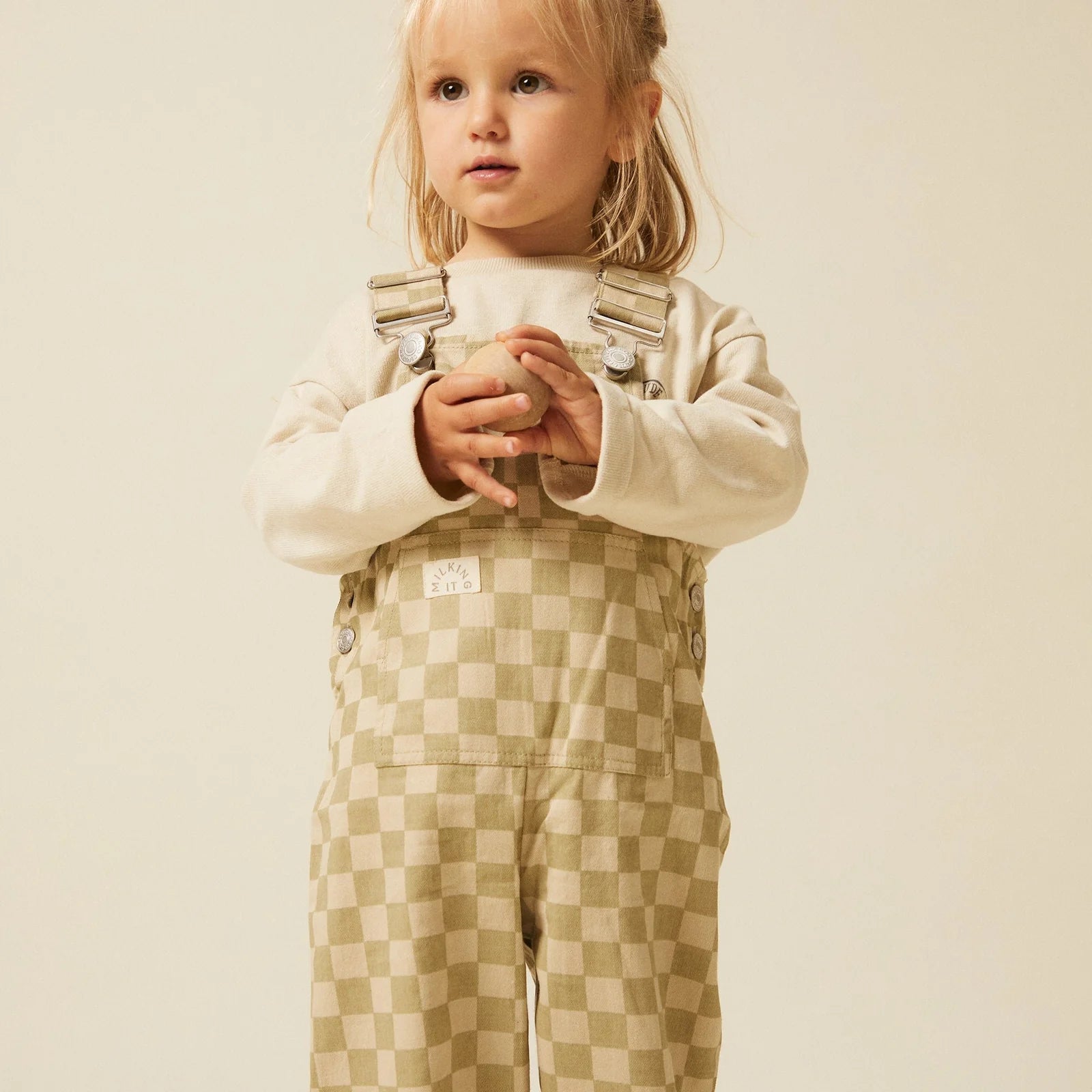 <Claude&Co>Cecile Check Dungaree （6M-5Y）