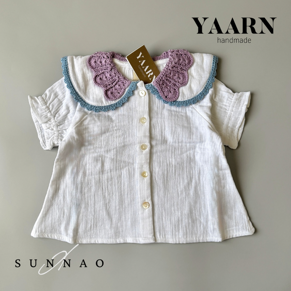 <YAARN>Collar Blouse LEILA