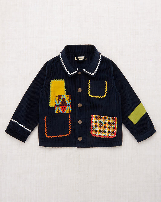 <Misha&Puff>Corduroy Patchwork Chore Coat（2-8Y）