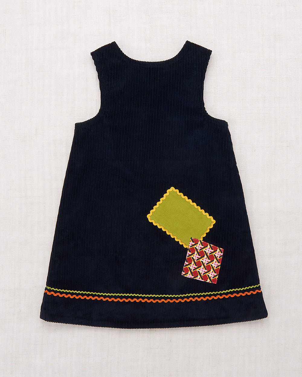 <Misha&Puff>Corduroy Patchwork Freda Dress（2-8Y）