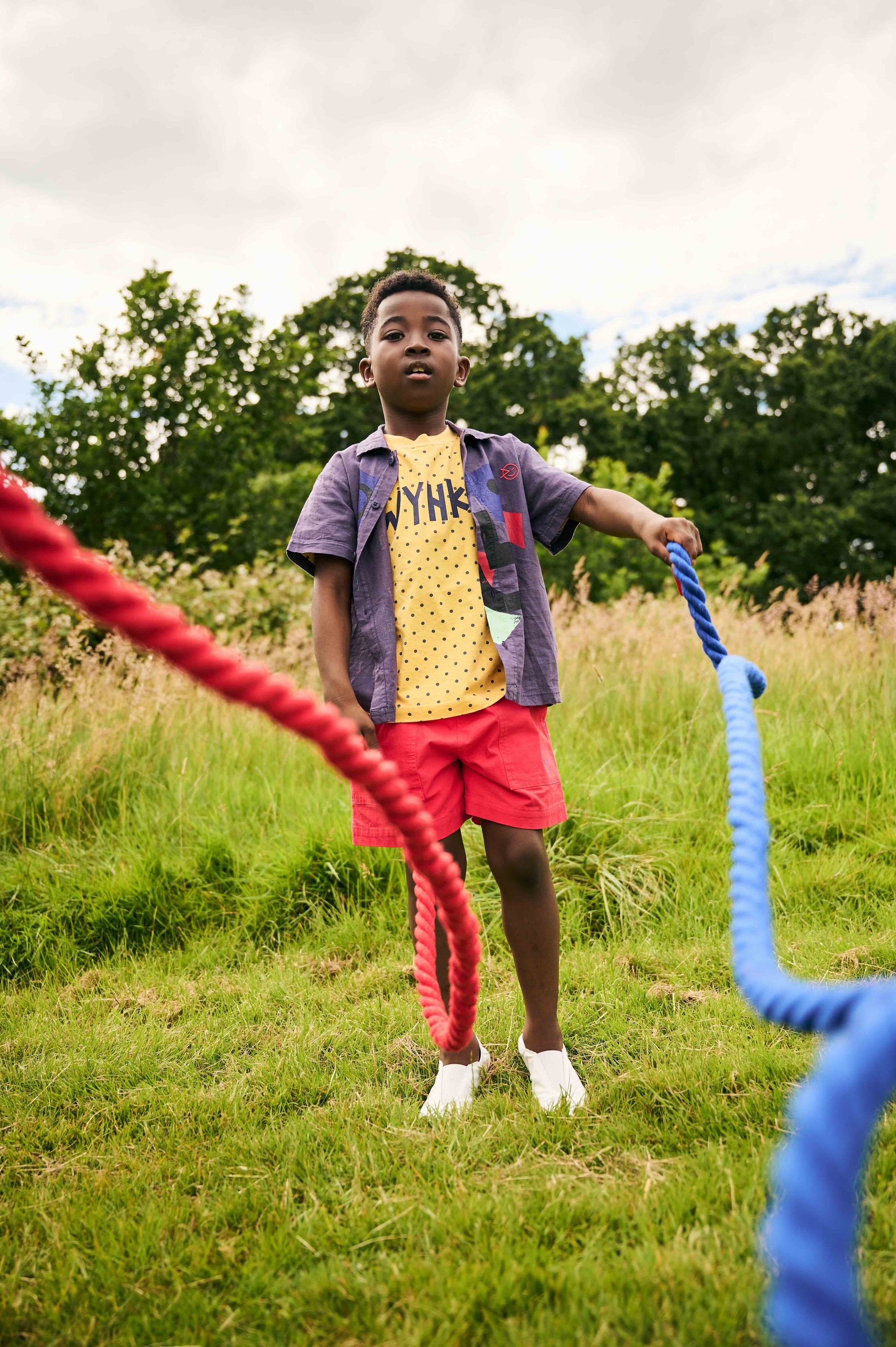 <Wynken>CAMP COLLAR SHIRT（2-6Y）