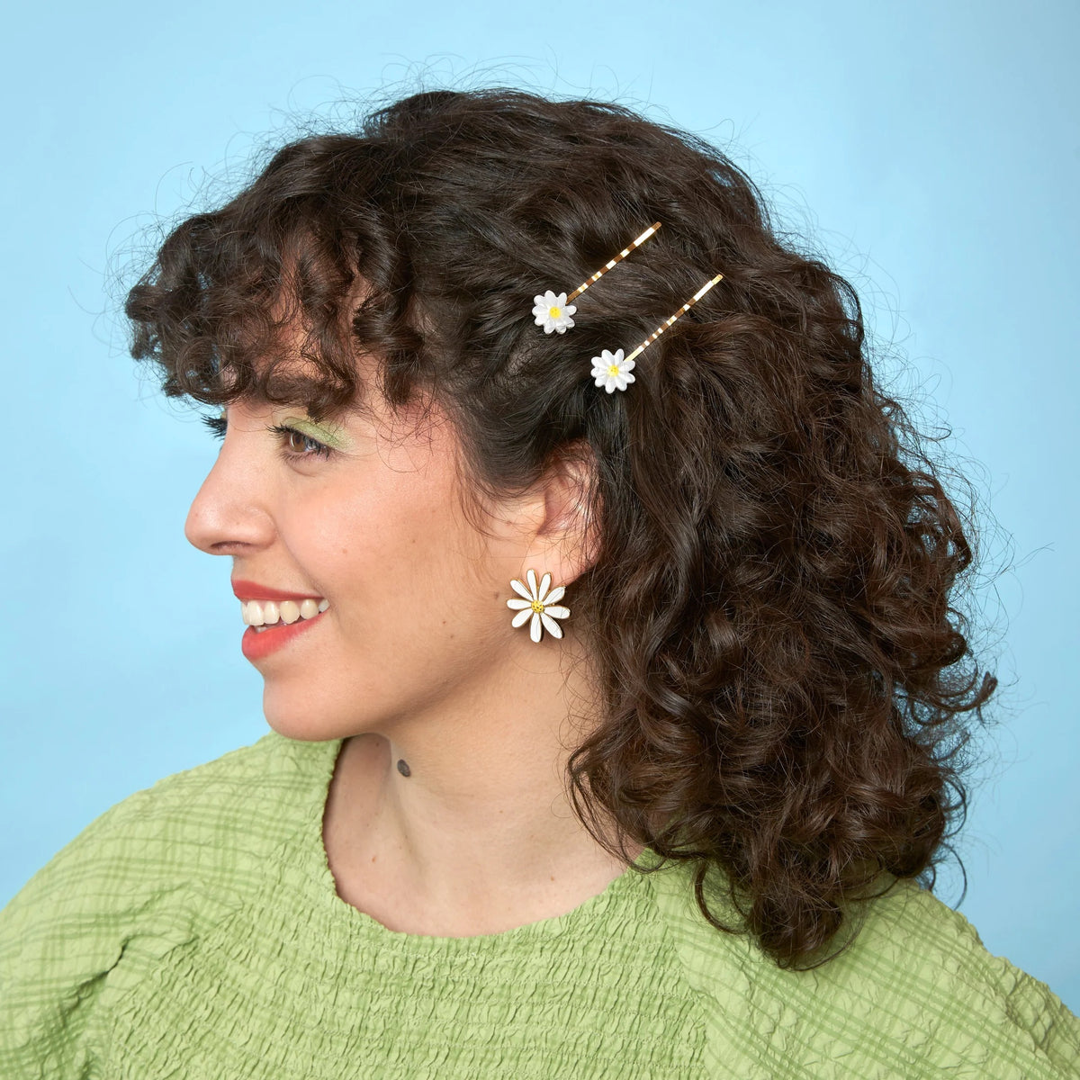COUCOU SUZETTE DAISIES HAIR CLIP