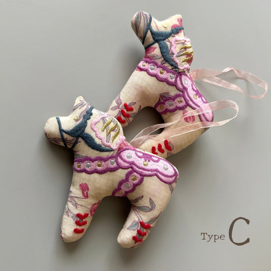 【Xmas collection】<SISSEL EDELBO>Horse Silk Ornament