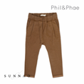 Gallery viewerに画像を読み込む, <Phil&Phae>Twill baby chino - Sepia brown（18M-8Y）
