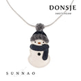 갤러리 뷰어로 이미지로드, <Donsje>Taaro Necklace - Snowman
