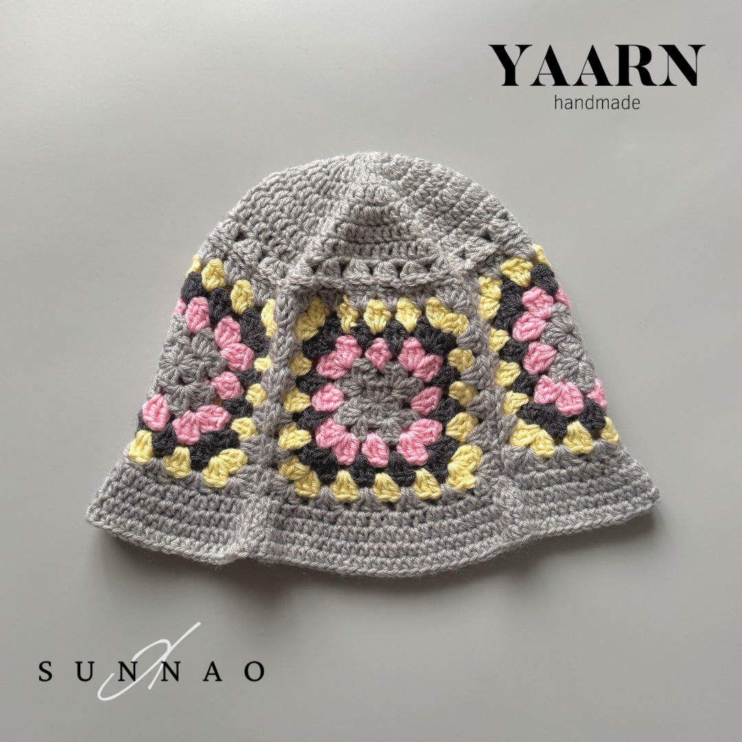 <YAARN>Woolen Hat - GSQ Pink（1-12Y）