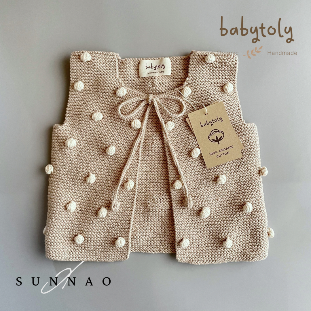 <Babytoly>Popcorn Vest - BEIGE/NATURAL