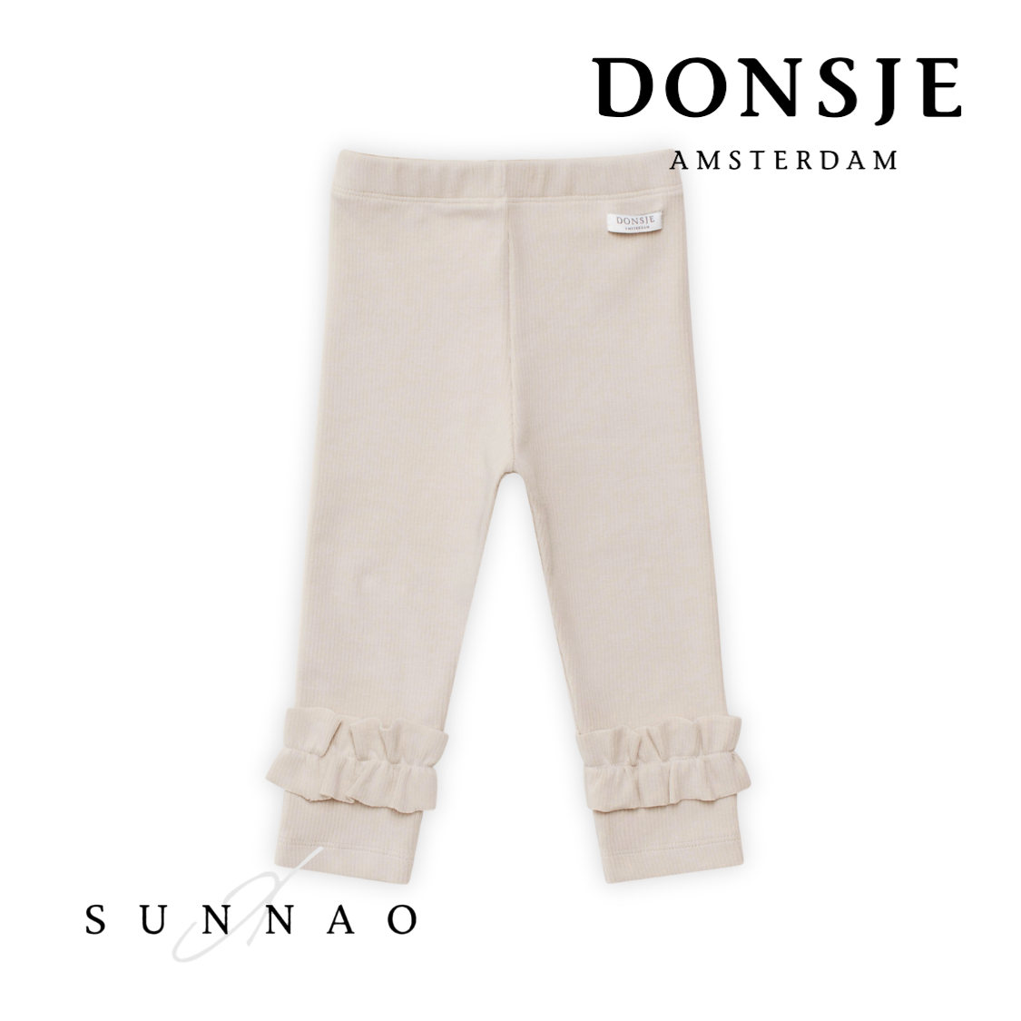 Donsje Marit Leggings - Soft Sand (12M-6Y)★