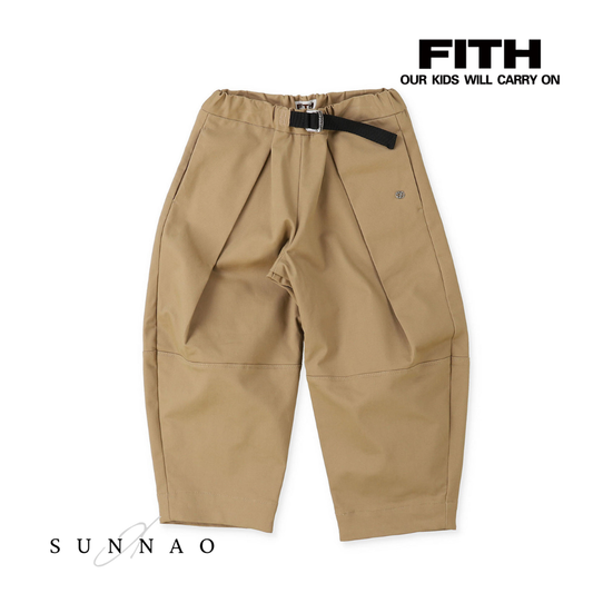 <FITH> Peach Serge Tuck Pants - Beige