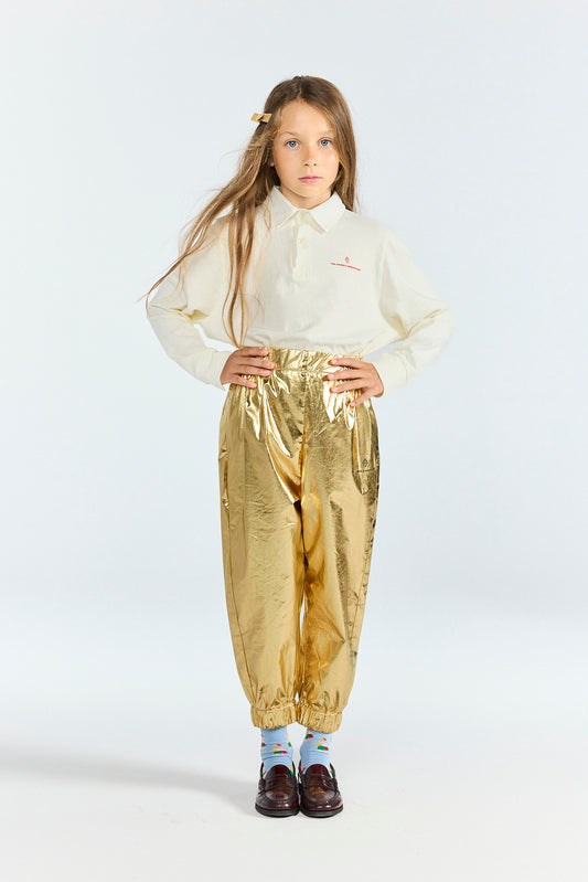 <the animals observatory> Raw White Eel Polo Shirt　