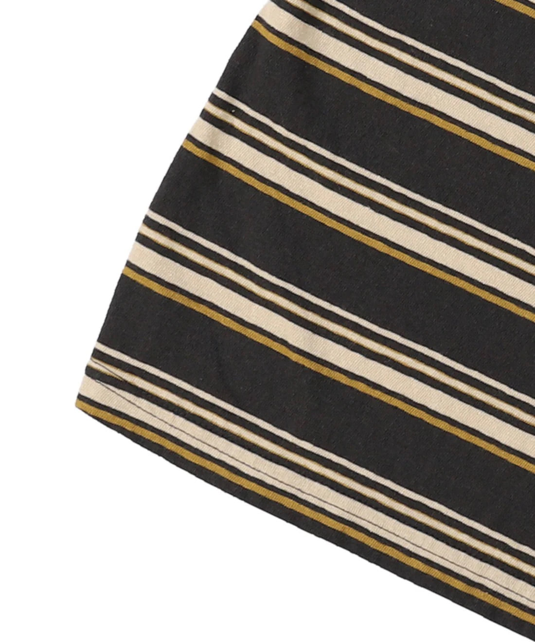 <FITH> Random Striped Big Tee - Charcoal Gray