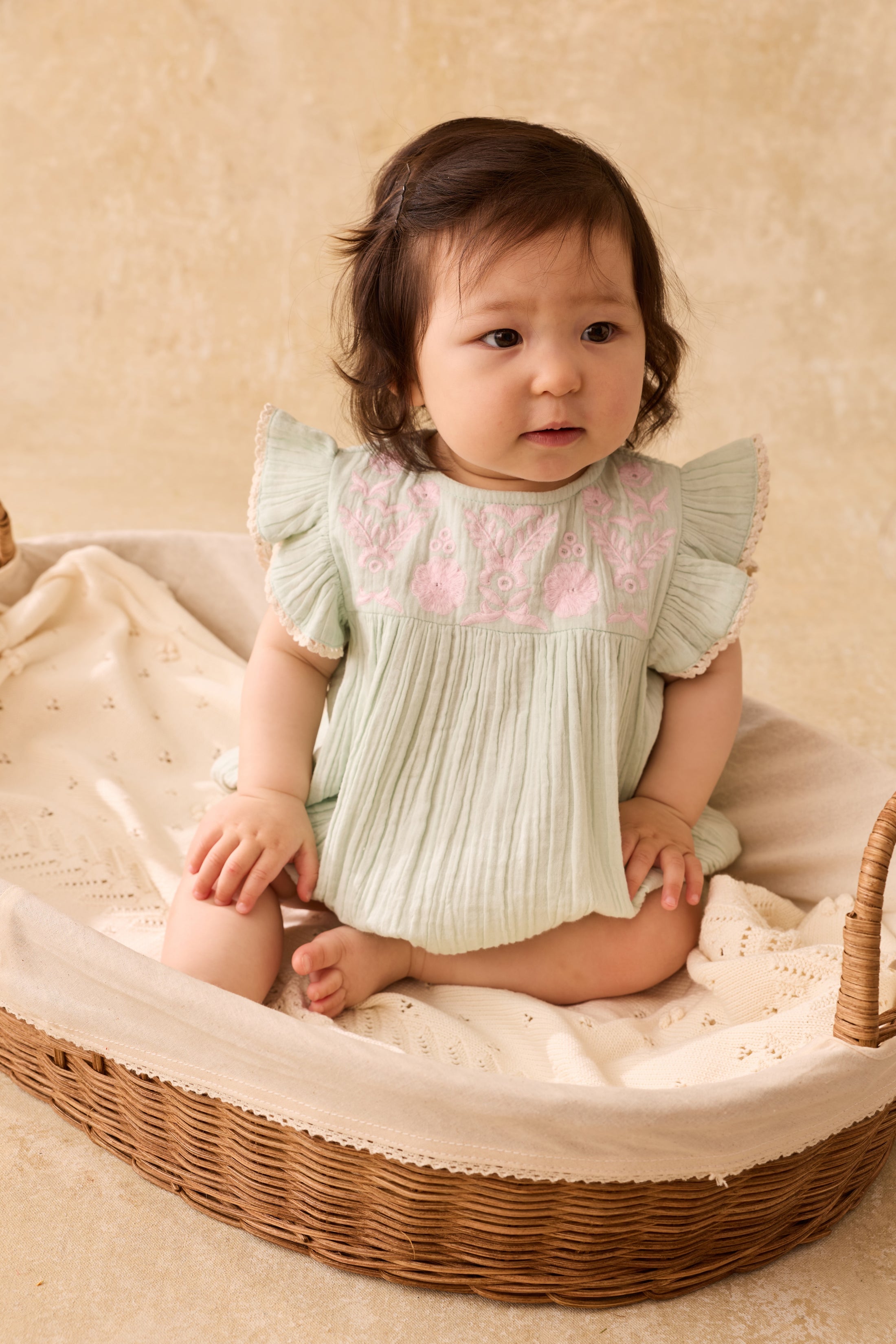 <Louise Misha> ROMPERS NUSHA - ALMOND　