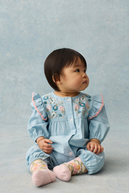<Louise Misha> JUMPSUITS LILETTE - BABY BLUE
