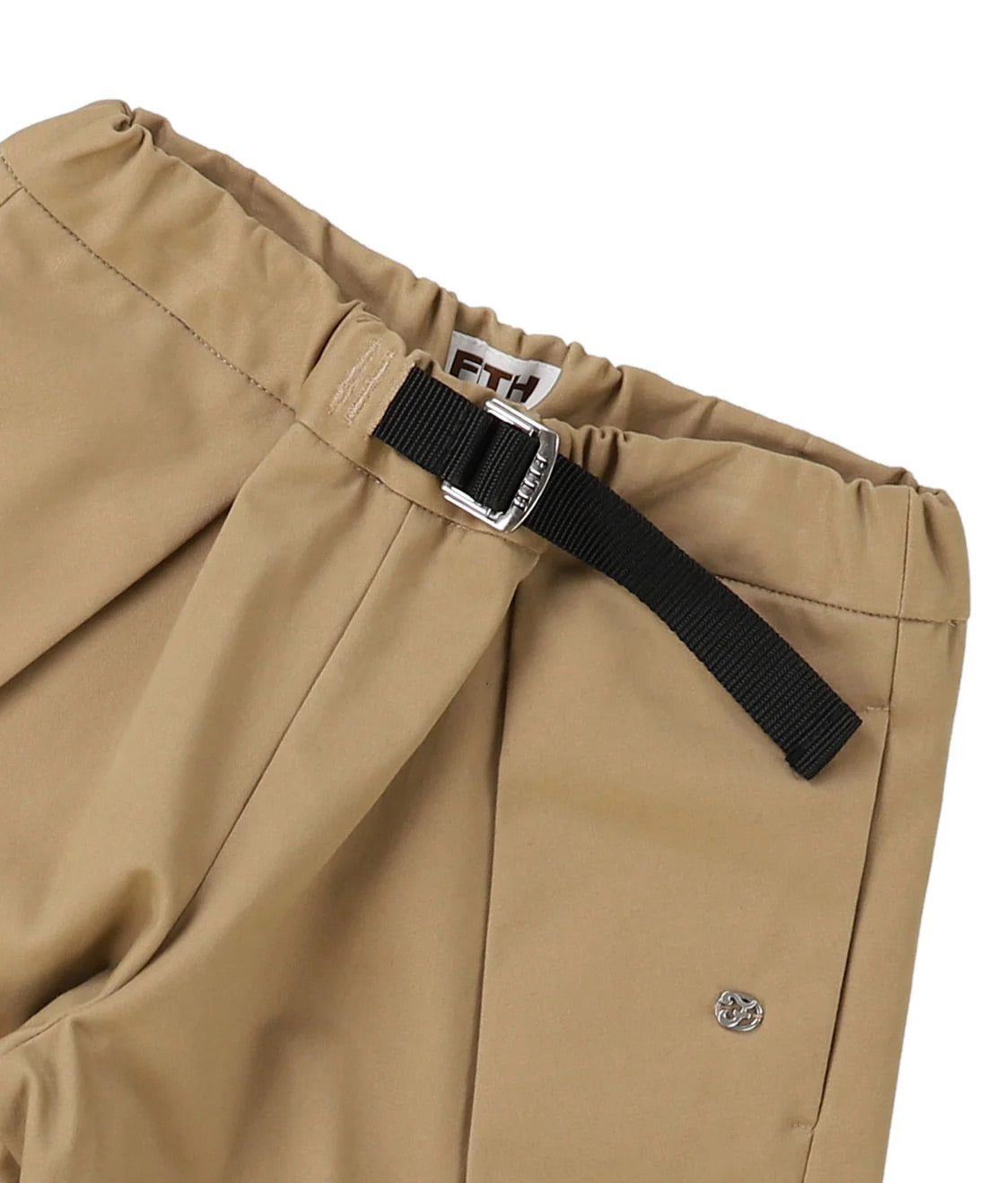 <FITH> Peach Serge Tuck Pants - Beige