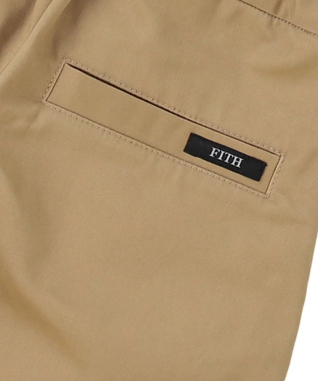 <FITH> Peach Serge Tuck Pants - Beige